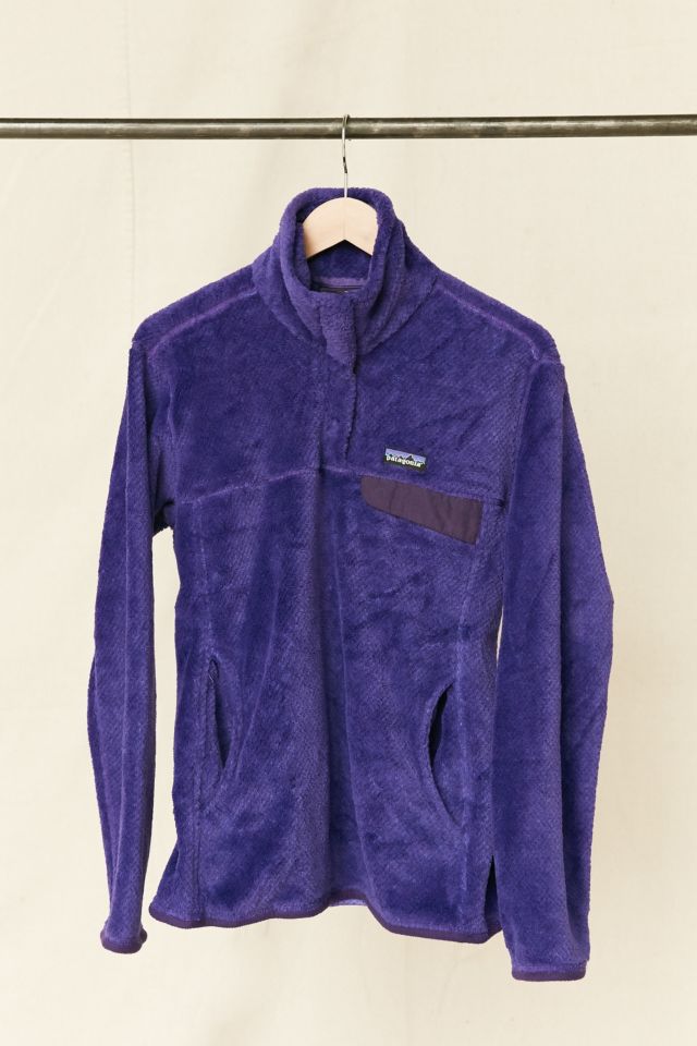 Purple patagonia pullover best sale