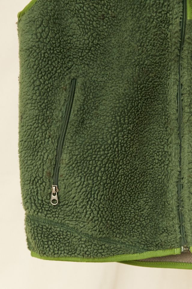 Veste vintage en molleton vert Patagonia #4