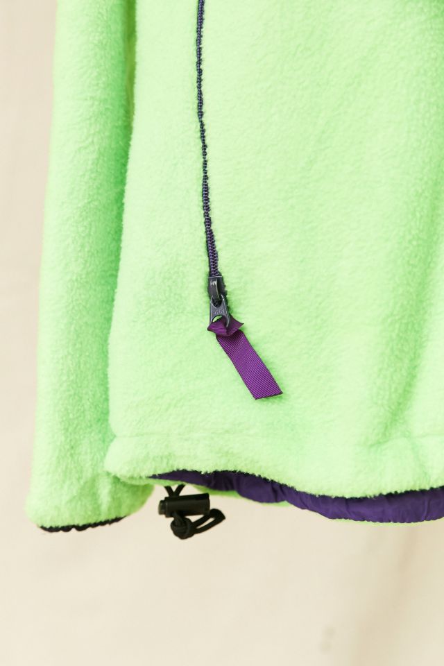 Vintage Patagonia Lime Green Fleece Pullover Jacket #2