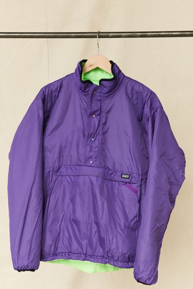 Vintage Patagonia Lime Green Fleece Pullover Jacket #5