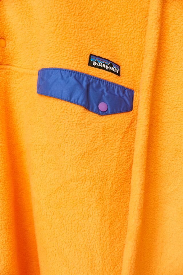 Veste à enfiler vintage en molleton orange Patagonia #5