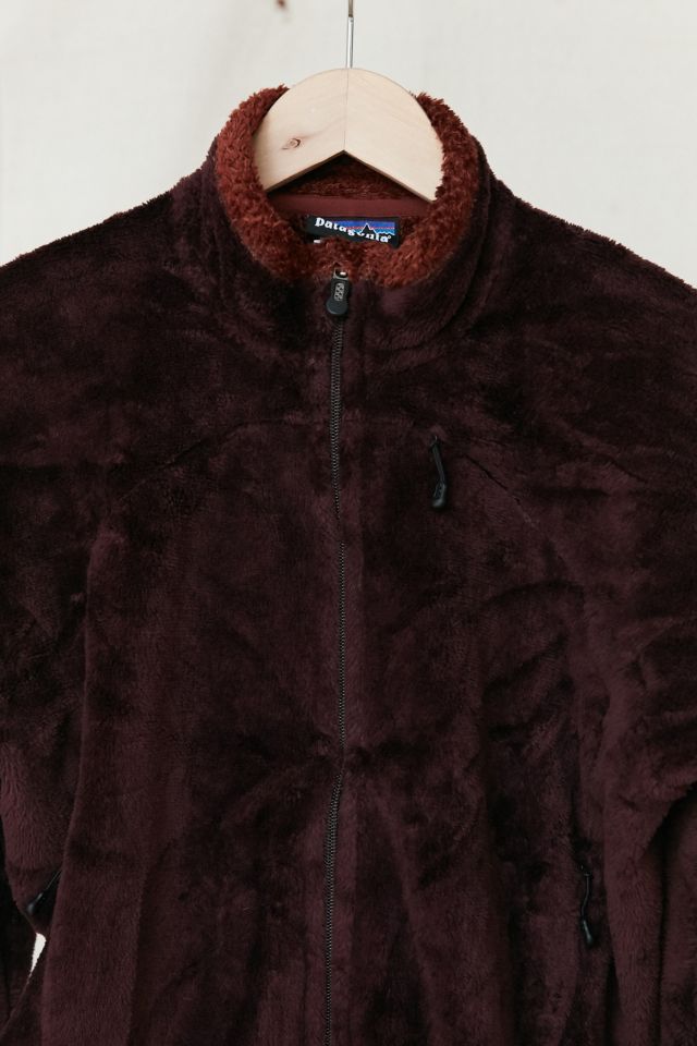 Vintage Patagonia Maroon Fleece Jacket #3