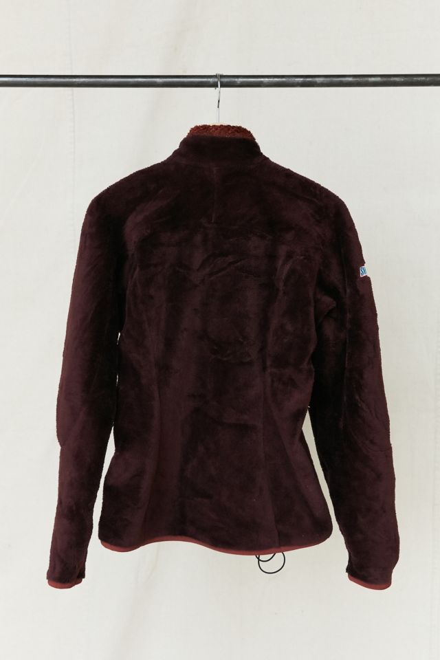 Vintage Patagonia Maroon Fleece Jacket #5