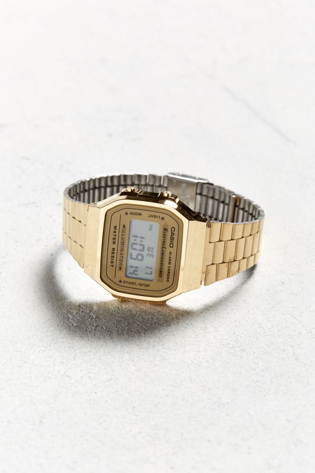 Casio Vintage Gold Digital Watch #1
