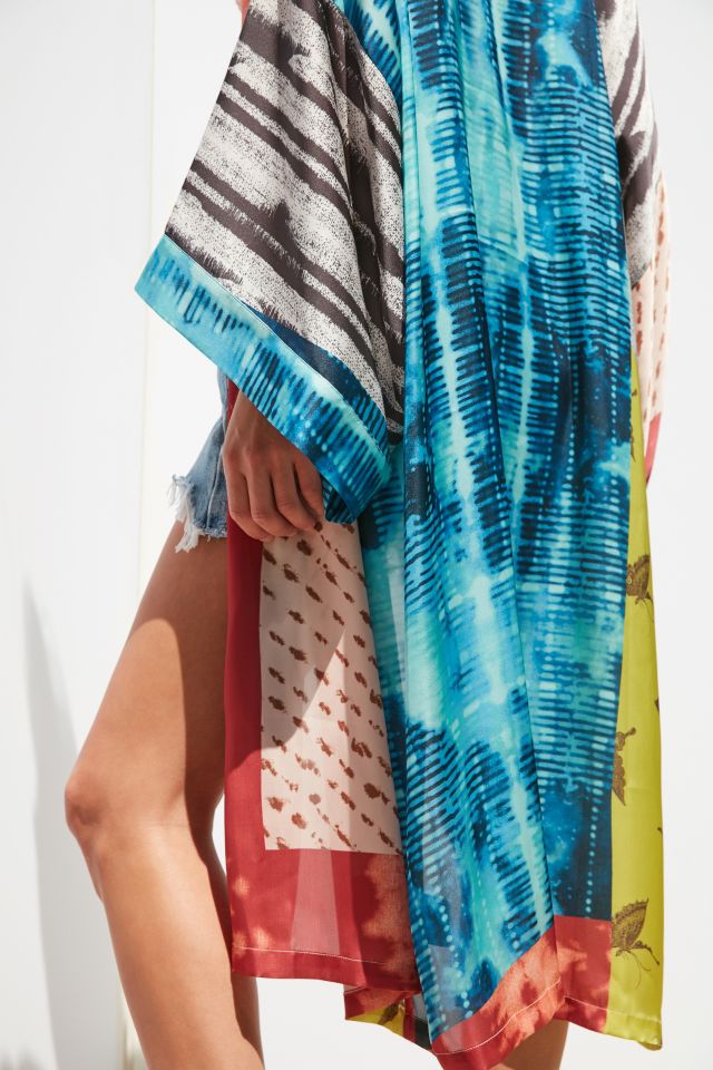 Ecote Antique Printed Kimono Jacket #4