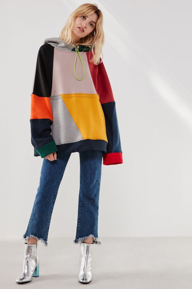 Color block hoodie hot sale urban outfitters