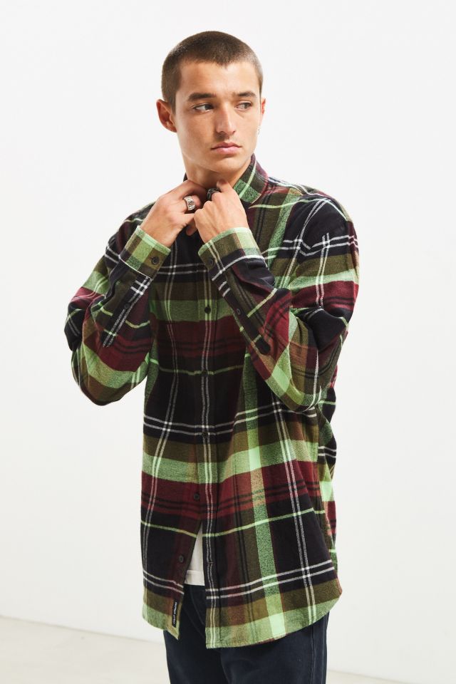 Cheap Monday Conduct Flannel Button-Down Shirt #1