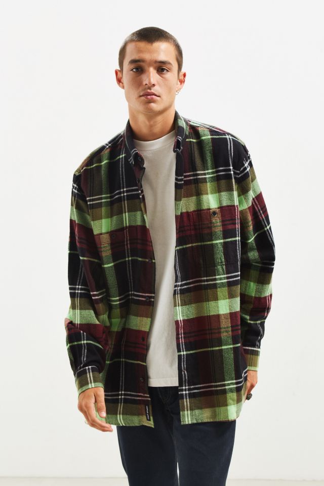 Cheap Monday Conduct Flannel Button-Down Shirt #3