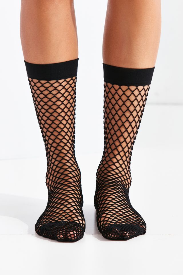 Out From Under Mid-Calf Fishnet Sock #1