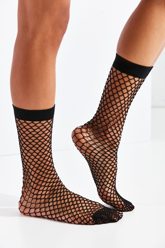 Out From Under Mid-Calf Fishnet Sock #2