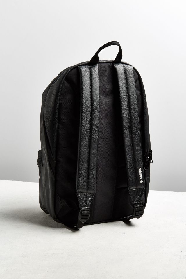 adidas Originals Originals National Premium Faux Leather Backpack in Black  for Men