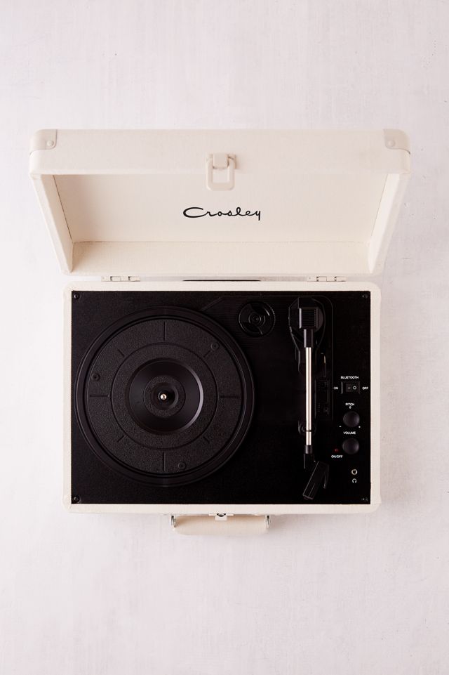 Crosley UO Exclusive Cream Canvas Cruiser Bluetooth Record Player #2