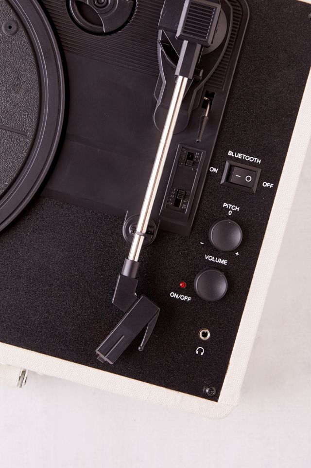 Crosley UO Exclusive Cream Canvas Cruiser Bluetooth Record Player #3