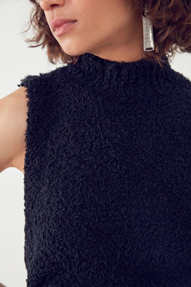 Silence + Noise Fuzzy Drop Armhole Sleeveless Sweater #3