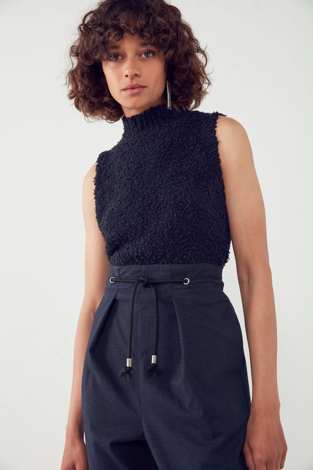 Silence + Noise Fuzzy Drop Armhole Sleeveless Sweater #5