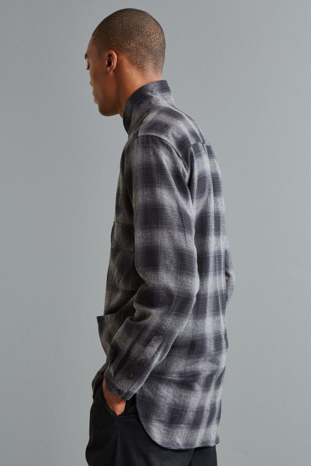 Fried Rice Corozo Long Tail Flannel Button-Down Shirt #3