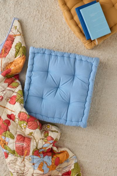 Urban Outfitters Washed Corduroy Floor Pillow In Sky Blue At