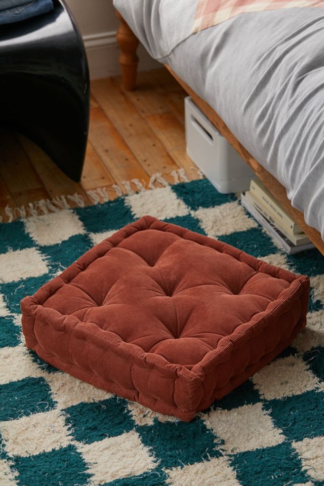 Washed corduroy hot sale floor pillow