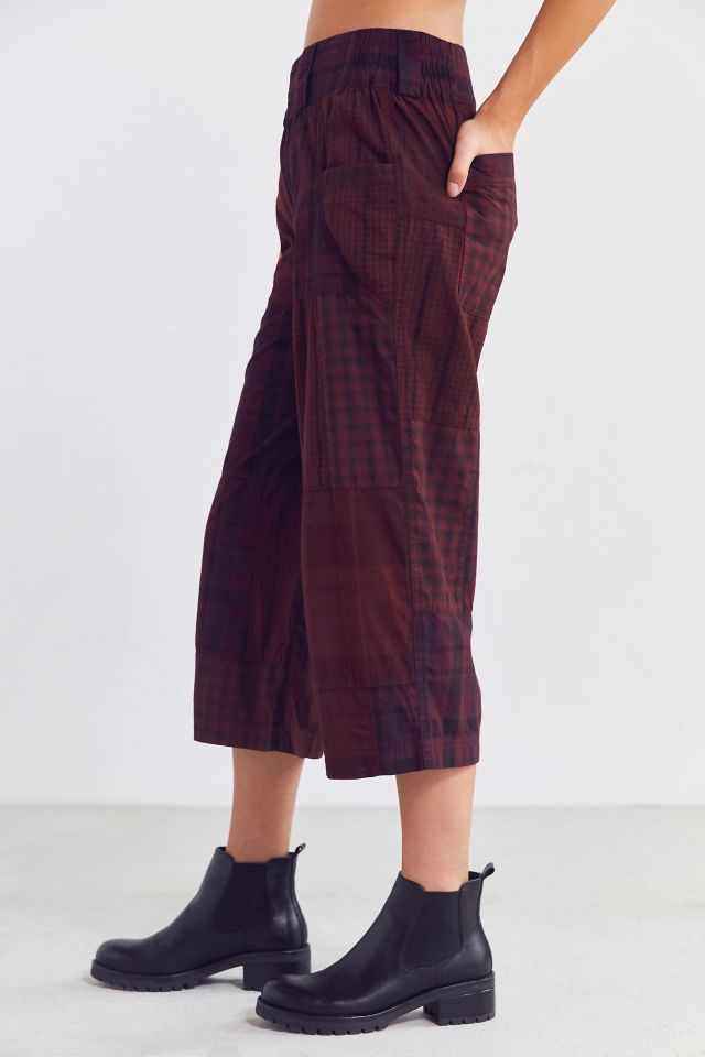 BDG Anna Patchwork Plaid Cropped Pant #2