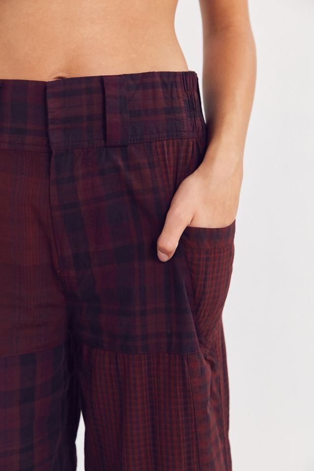 BDG Anna Patchwork Plaid Cropped Pant #5