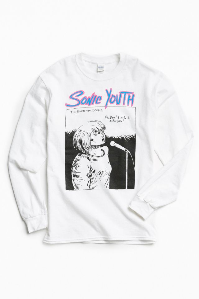Sonic Youth Echo Long Sleeve Tee | Urban Outfitters
