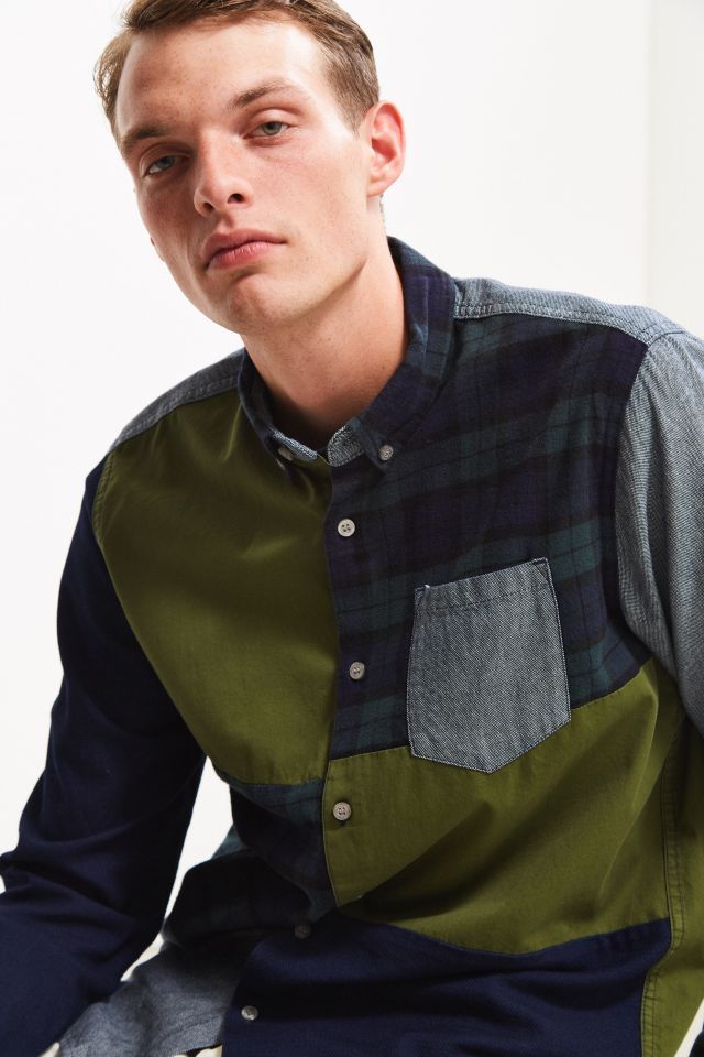 Penfield Crowley Patchwork Button-Down Shirt #4