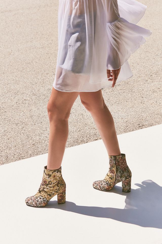 Emma Floral Jacquard Ankle Boot #4