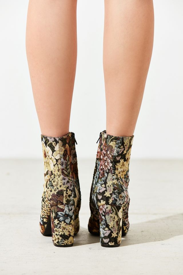 Emma Floral Jacquard Ankle Boot #5