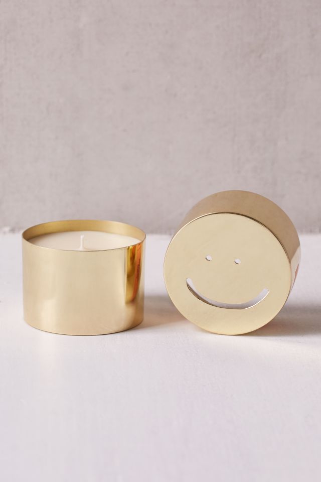 Smiley Tin Candle #2