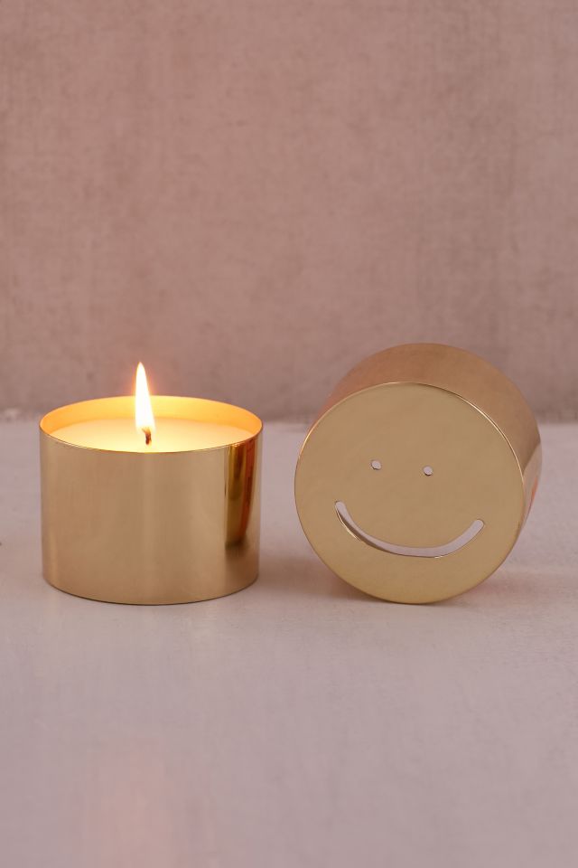 Smiley Tin Candle #3
