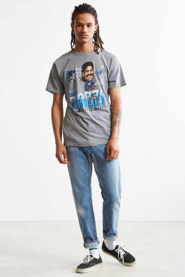 Mitchell & Ness Los Angeles Dodgers Mike Piazza Caricature Tee