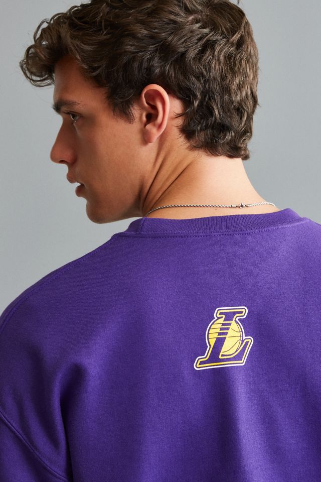 Logo Crew Neck Los Angeles Lakers Tee – Lakers Store