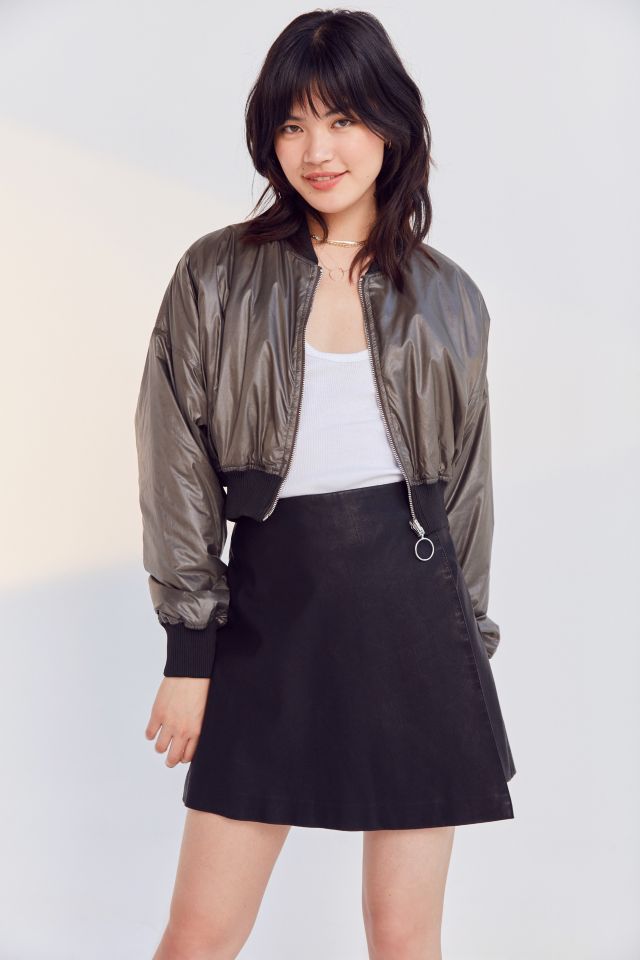 Silence + Noise Estrella Reversible Bomber Jacket | Urban Outfitters