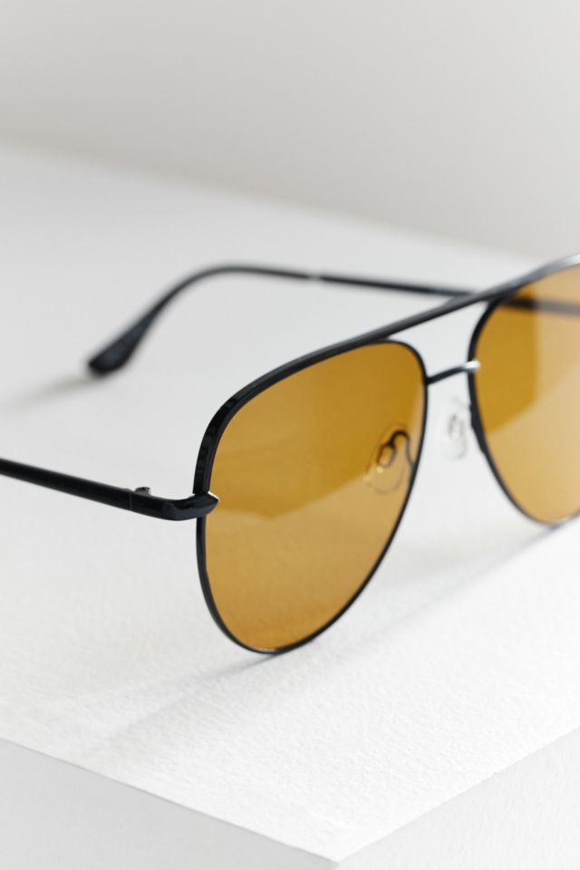 Quay X Desi Perkins Sahara Aviator Sunglasses #1