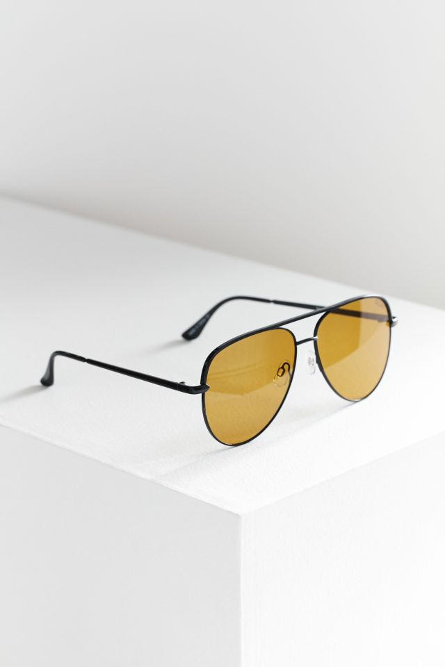 Quay X Desi Perkins Sahara Aviator Sunglasses Urban Outfitters