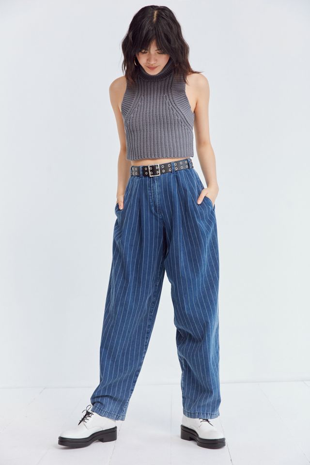 Silence + Noise Chainette Cropped Turtleneck Tank Top #3
