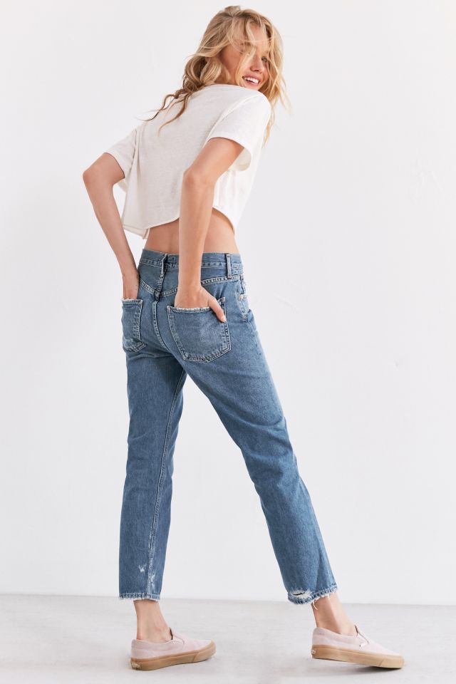 AGOLDE Cigarette Mid-Rise Straight-Leg Jean - Passenger | Urban Outfitters