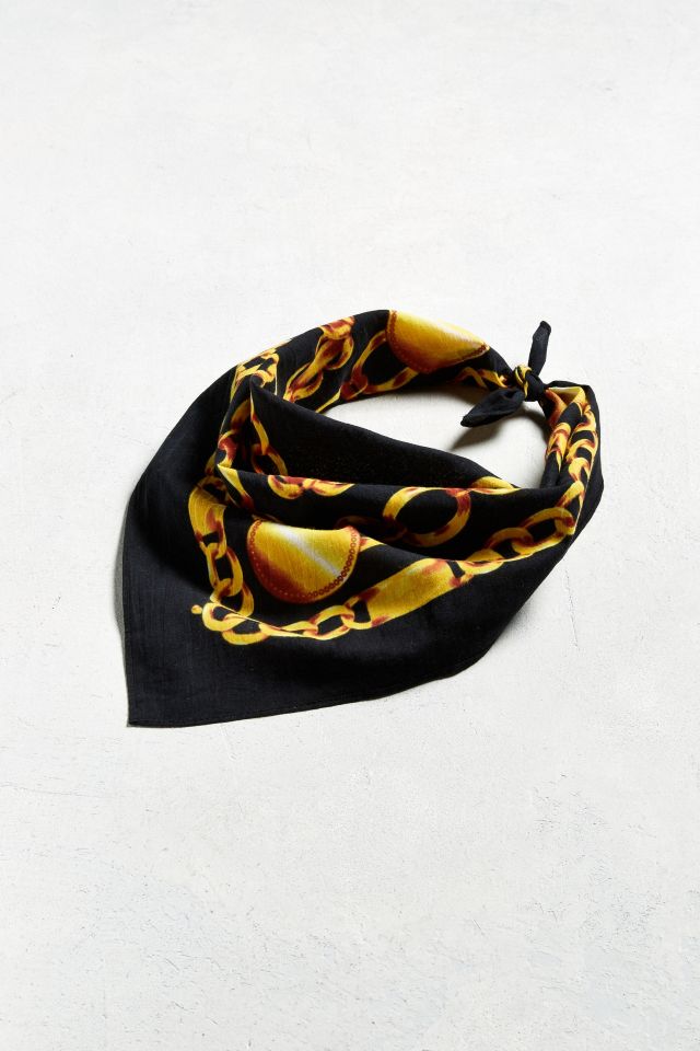 Bandana avec chaînes en or #1