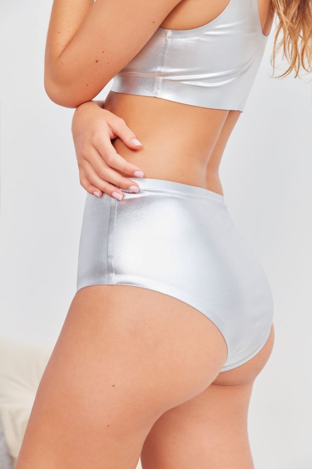 Out From Under Metallic High-Waisted Brief #2