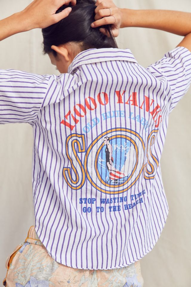 Vintage OP Stripe Button-Down Shirt | Urban Outfitters