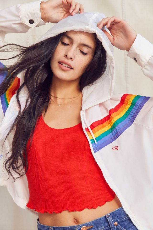 Op rainbow windbreaker store