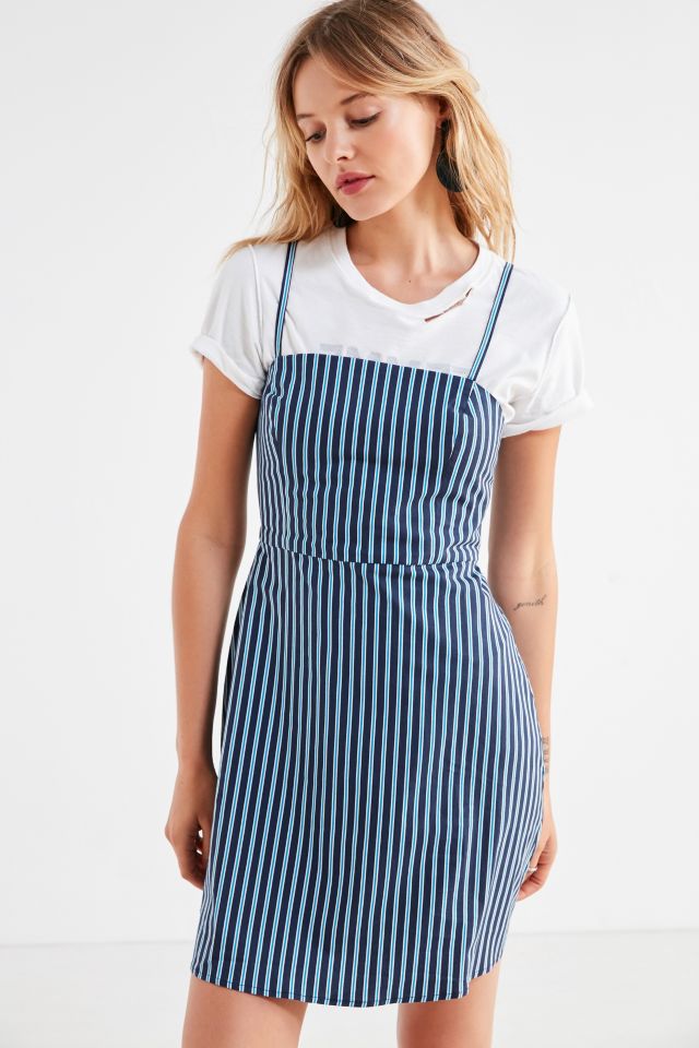 Kimchi Blue Rae Poplin Straight-Neck Dress | Urban Outfitters