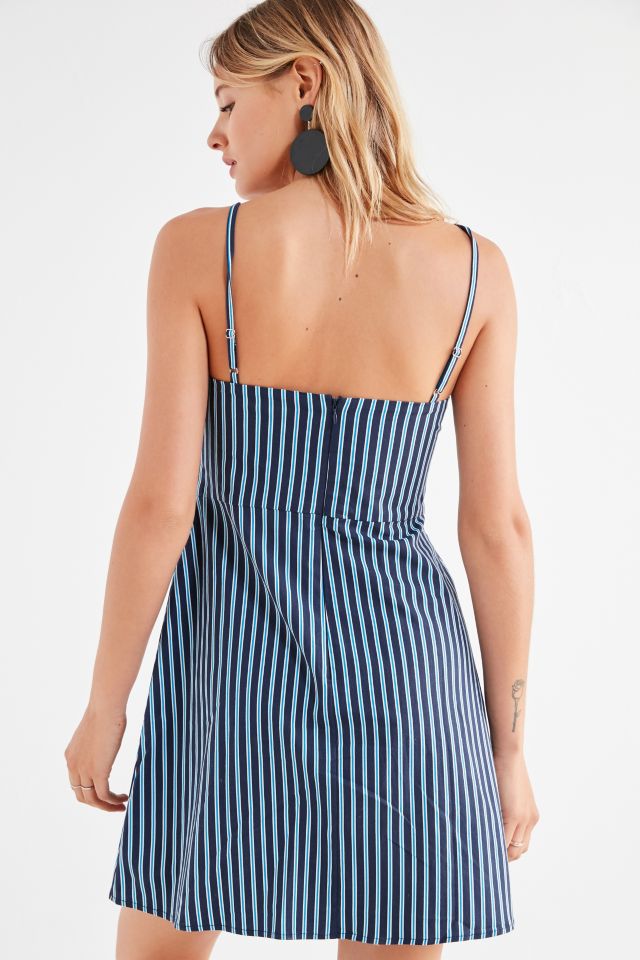 Kimchi Blue Rae Poplin Straight-Neck Dress #1