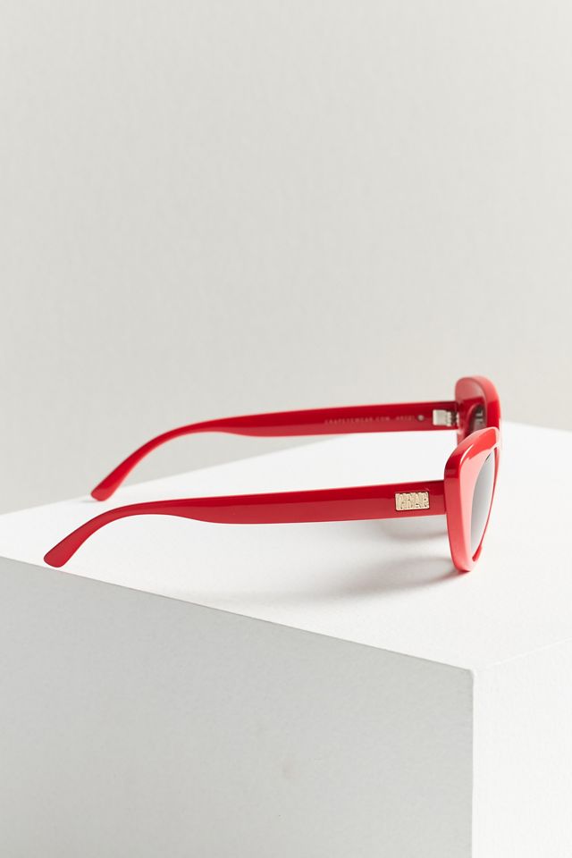 Crap Eyewear The Wild Gift Red Cat-Eye Sunglasses Crap Eyewear The Wild Gift Cat-Eye Sunglasses | Urban Outfitters main image 4