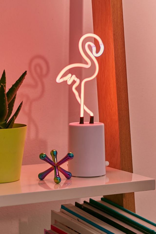 Mini Flamingo Neon Sign Table Lamp | Urban Outfitters Mini Flamingo Neon Sign Table Lamp | Urban Outfitters