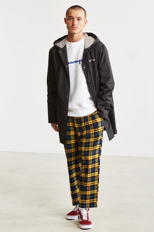 UO Spencer Yellow Tartan Flannel Pant #5