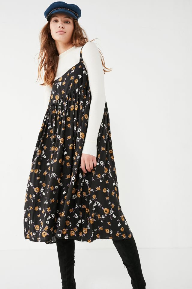 Kimchi Blue Fleur Babydoll Floral Midi Dress #2