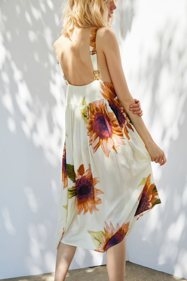 Kimchi Blue Fleur Babydoll Midi Dress #1