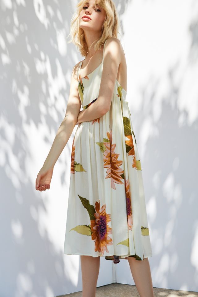 Kimchi Blue Fleur Babydoll Midi Dress #5