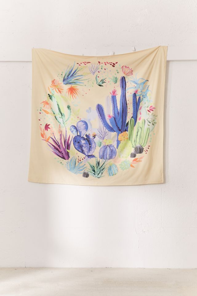 Cactus Terrarium Tapestry #1